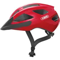 ABUS Fietshelm MACATOR blaze red S - 51-55 cm - rood - Geschikt voor gebruik op elektrische fietsen - stadsfietsen - 280 g