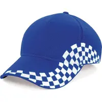 Beechfield Grand Prix Cap B159 - Bright Royal / White - One size