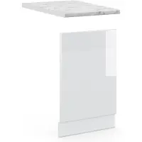 Vicco Fame-Line Frontpaneel – 45 cm, WB Marmer Wit Hoogglans
