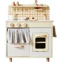 Buxibo Houten Kinderkeuken Inclusief Accessoires en Keukengerei Speelkeuken