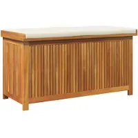vidaXL Opbergbox voor buiten 113x50x60,5 cm massief acaciahout