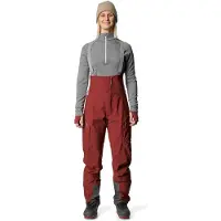 Houdini Skibroek Houdini Women Rollercoaster BIB Pants Deep Red-S