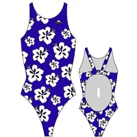 Turbo Hawai Pro Resist Swimsuit Blauw 7-8 Years Meisje