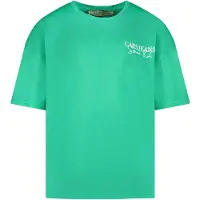 Cars T-shirt groen Meisjes Katoen Ronde hals Backprint - maat 152