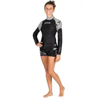 Mares Ultra Skin Long Sleeve Thermal T-shirt Zwart 2XL Vrouw