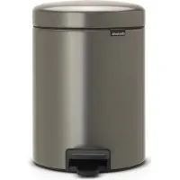 Brabantia NewIcon Pedaalemmer 5 Liter Platinum