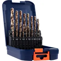 Rotec Spiraalborenset '107', DIN338, UNI-3, 19-dlg, ø1-10 ABS - 900.0056K - 900.0056K