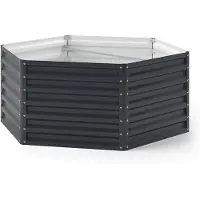 OK-Living Hoogbed – 129 x 129 cm Antraciet