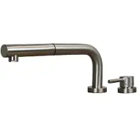 Nobili Aquerelli 93500 keukenkraan, RVS-look