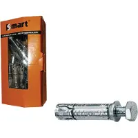 Pgb-Europe SMART | Keilbout met tapbout M8x35x80 Zn | 25 st SM000T001080080E