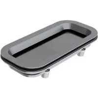 VETUS Aluminium Pz671 A1 Gate Zilver 451 x 274 mm