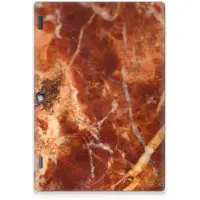 B2Ctelecom Back Cover voor Lenovo Tab 10 | Tab 2 A10-30 Tablet Back Cover Marmer Bruin