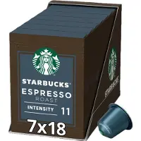 Starbucks by Nespresso capsules Espresso Roast - 7 doosjes x 18 koffiecups - Voordeelverpakking