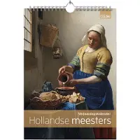 Studio Colori Verjaardagskalender Hollandse Meesters - Wandkalender A4 staand - Verjaardagskalender volwassenen