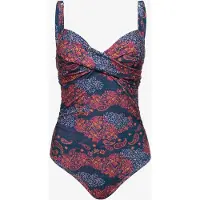 Osaga voorgevormd dames badpak print blauw maat S