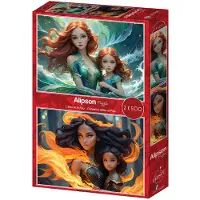 Alipson Puzzle Water and Fire - Mother & Daughter Collection Puzzel (2x 500 stukjes)