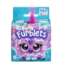 Furby Furblets Hip-Bop Mini Vriend, Hip Hop Muziek, Spreekt Furbish, Interactieve Knuffels, Roze & Paars
