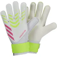 Adidas Junior Predator Training Keepershandschoenen Wit/Lucid Lemon/Lucid Pink