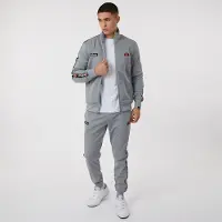 Ellesse Herensportpak Giraldo Getapete Poly Grijs