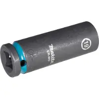 Makita E-16499 Impact Black Krachtdop 1/2 | 19 x 82 mm