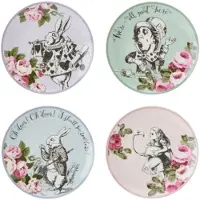 MIKASA V&a Alice In Wonderland Plat Bord 4 Stukken