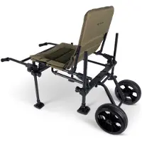 Korum S23 Twin Wheel Carpfishing Barrow Groen