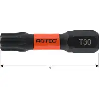 Rotec IMPACT insertbit T 40 L=30mm C 6,3 BASIC - 10 stuks - 8172040