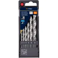 Rotec Spiraalborenset | 104 - STEP-X | DIN 338 | 6-dlg | ø2-8 - 900.1024