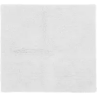 Tiseco Home Studio - Badmat RIVA - SET/2 - 100% katoen - antislip - Vierkant - 60x60 cm - Wit