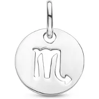 The Jewelry Collection Zilver Gerhodineerde Hanger sterrenbeeld maagd 1333700