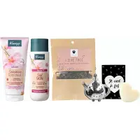 Kneipp Cadeauset Soft Skin Lief - Body Milk 200 ml Soft Skin - Douche 200 ml Soft Skin - ARELO Lieve Thee zakje