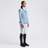 Cavalleria Toscana Meisjes Wedstrijdjas Fog SS25 S Blauw