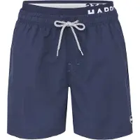 Happy Shorts Heren zwemshort dubbele waistband effen donker