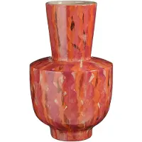 Mica Decorations Vaas Nigel - 35x35x55 cm - Terracotta - Donker Roze