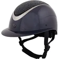 Br Rijhelm Theta Plus Glamourous Glossy Navy/Gunmetal - M