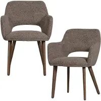 Woood eetkamerstoel (set van 2) Murat