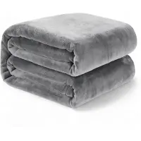 Luft Fleece deken - 230x200cm - Extra groot en super zacht - Plaid - Bankdeken - Fleece Plaid - Warm Dekentje voor Bank
