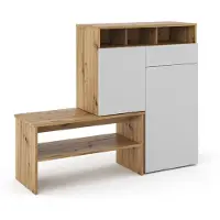 Vicco Selena Schoenenkast – 124.5 x 102 cm Bruin