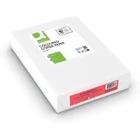 Q-CONNECT gekleurd kopieerpapier, A4, 80g, pak van 500 vel, felrood