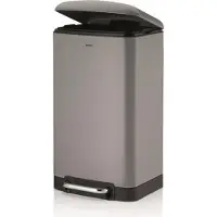 kela Prullenbak Davino Pedaal Silent Close 30L Light Grey