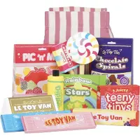 Le Toy Van Snoepjes en lekkernijen met stoffen tas Multicolor