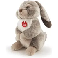 Trudi Knuffel Haas Grijs 29 cm - Hoge kwaliteit pluche knuffel - Knuffeldier voor jongens en meisjes - Grijs - 18x29x22 cm maat M