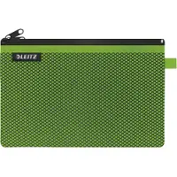 Leitz WOW etui met twee vakken maat L Groen