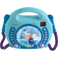 Disney Frozen Frozen Draagbare CD-speler met 2 Meezingmicrofoons