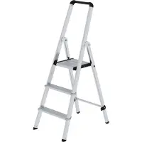 MUNK Günzburger Steigtechnik MUNK trap met treden, enkelzijdig te beklimmen, 3 treden