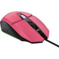Trust GXT 109P Felox - Gaming Muis - Bedraad - 6400 DPI - RGB Verlichting - Roze