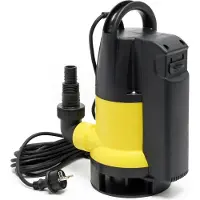 Wiltec Vuilwaterpomp, 8000 liter per uur, 400 Watt, maximale opvoerhoogte 5 meter, geschikt voor vaste stoffen tot Ø 35 mm