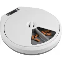 Duvo+ duvoplus Automatische Voerbak - 5 Maaltijden per Dag - Droog & Natvoer - Katten & Honden