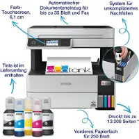 Epson EcoTank ET-5185 A4 all-in-one inkjetprinter met wifi (4 in 1)