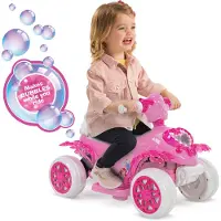 HUFFY Disney Prinsessen Quad met luchtblaasjes, 7,2V, roze
